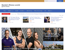 Tablet Screenshot of bandasfitnessworld.com